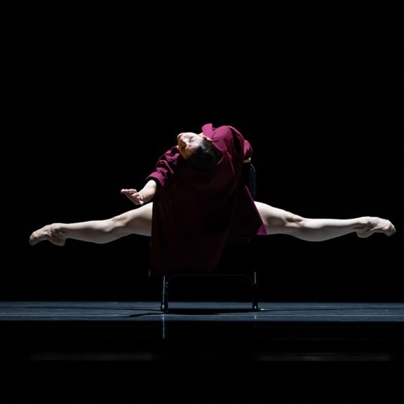 Dancer Christina La-Forgia Morse performs on stage