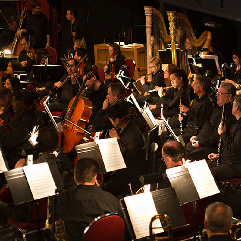 Cincinnati Symphony Orchestra musicians at Cincinnati Music Hall