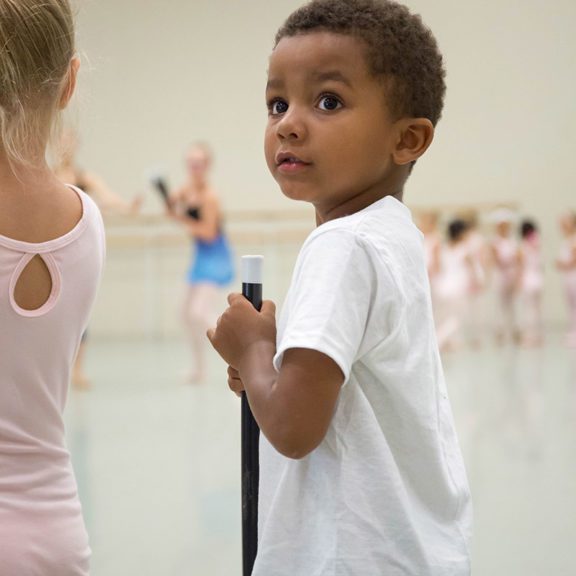 Cincinnati Ballet Child Student With Tap Stick