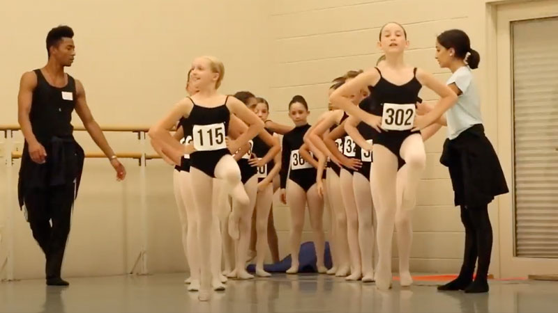 More Than 130 Young Dancers Audition for The Nutcracker Presented by Frisch’s Big Boy