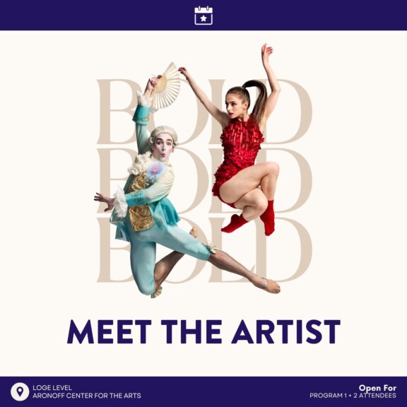 MEET THE ARTIST for Bold Moves Festival